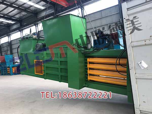 上海半自動(dòng)廢紙打包機(jī)工作